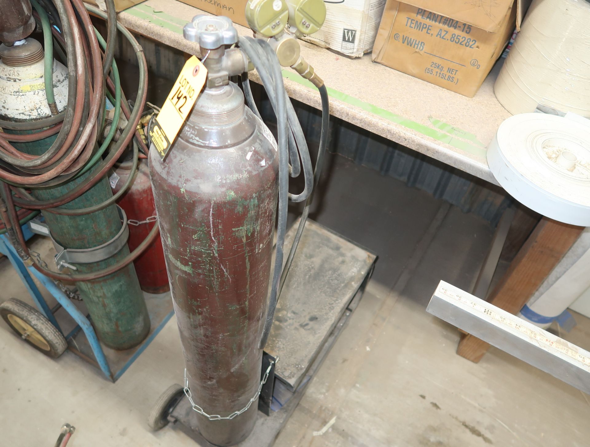 WELDING CART W/ TANKS & GAUGES