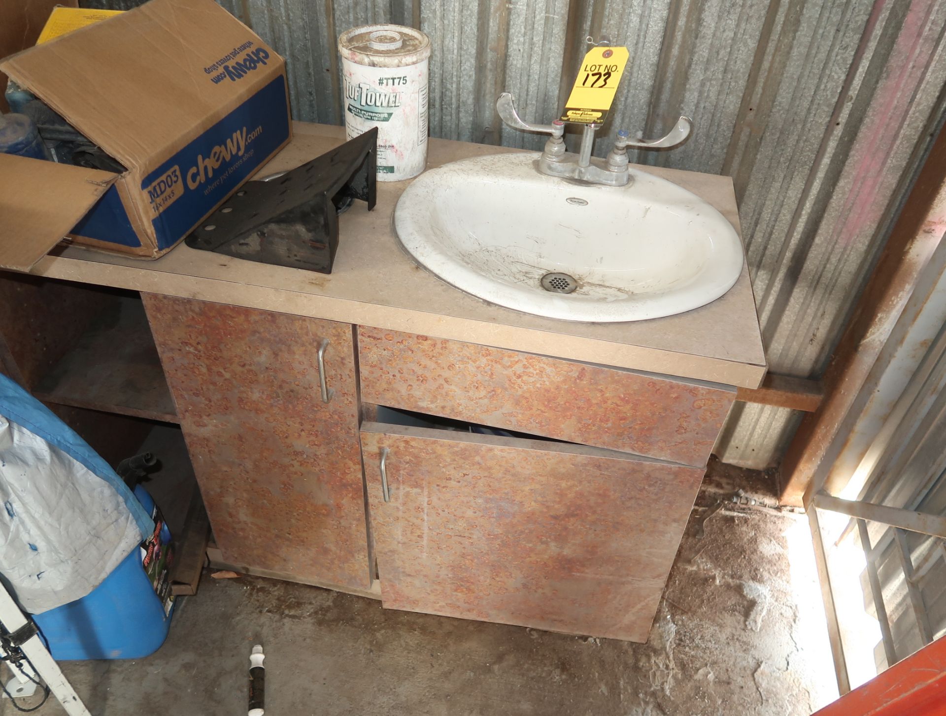 SINK W/ DRAWERS & CABINETS