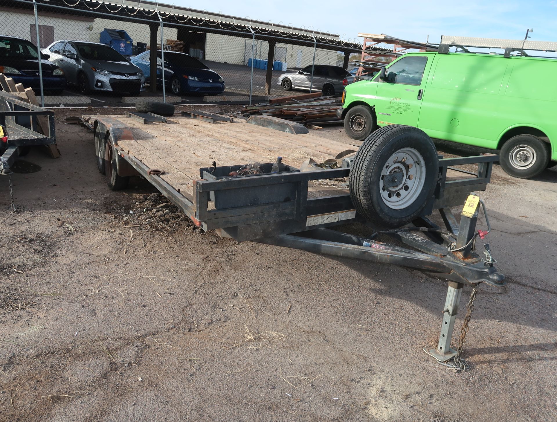 2009 8'X20' ARIZONA TM 7000LB FLATBED TRAILER VIN: 5J3RV20219A036476