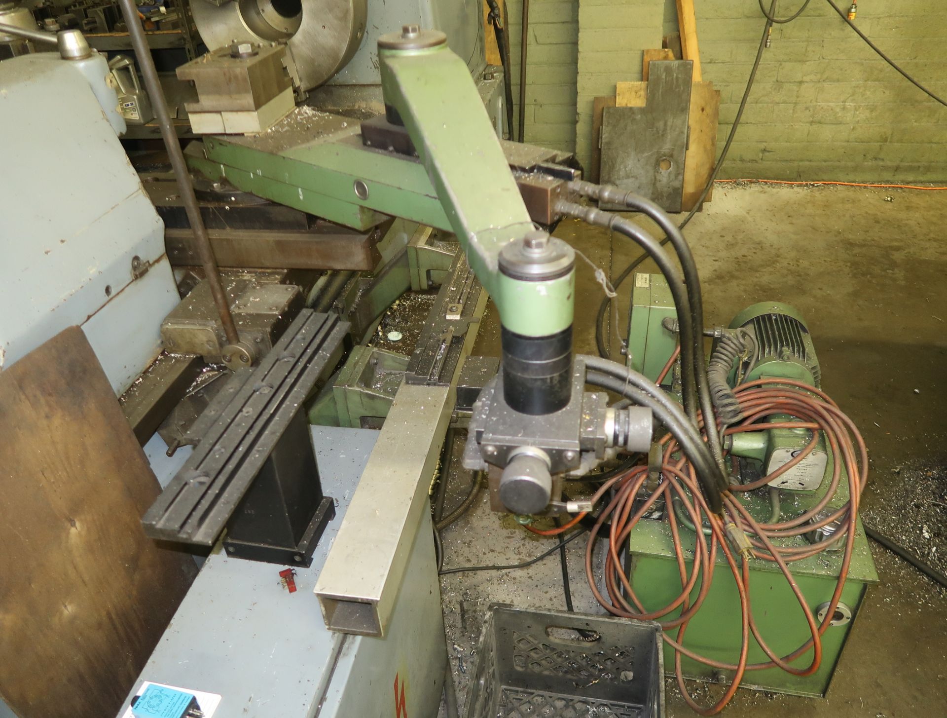 EDELSTAAL MDL. 800X1000 GAP BED ENGINE LATHE W/ 5" THRU HOLE, TRACER ATTACHMENT, 20" ROHM 3-JAW - Image 7 of 7