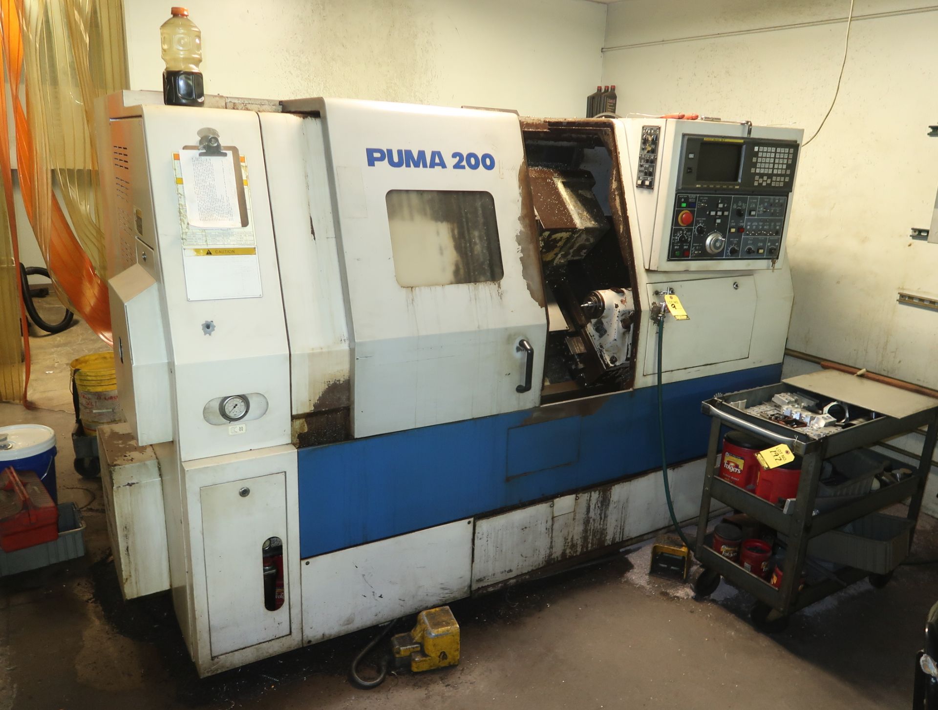 DAEWOO PUMA 200 CNC LATHE W/ DRO SN. PM200441