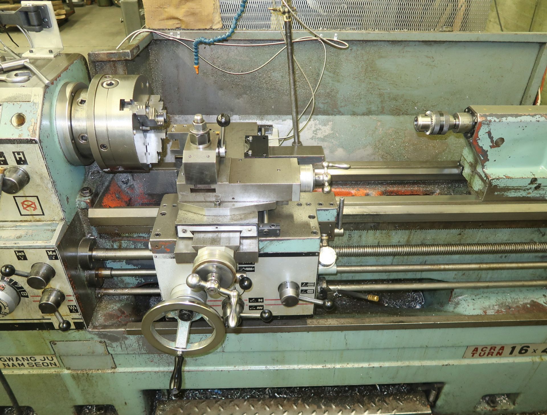 NAMSEON ACRATURN 16X40 LATHE W/ 2 AXIS DRO, GAP BED, 2" THRU HOLE - Image 6 of 7