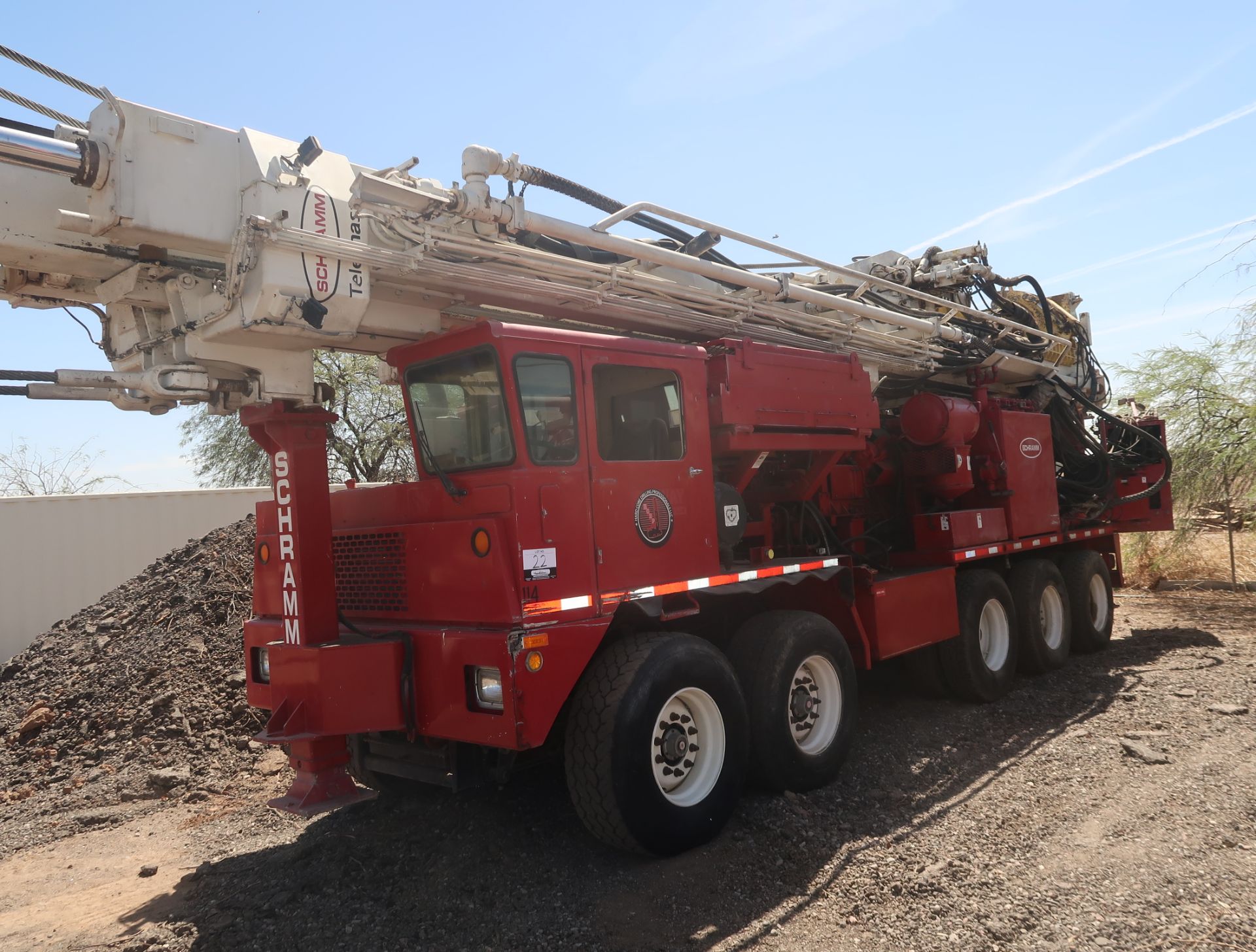2006 SCHRAMM T-130XD DRILL RIG, SN. J130-0135 MOUNTED ON CRANE CARRIER, VIN. 1CYDGV6846T046987 - Image 2 of 18