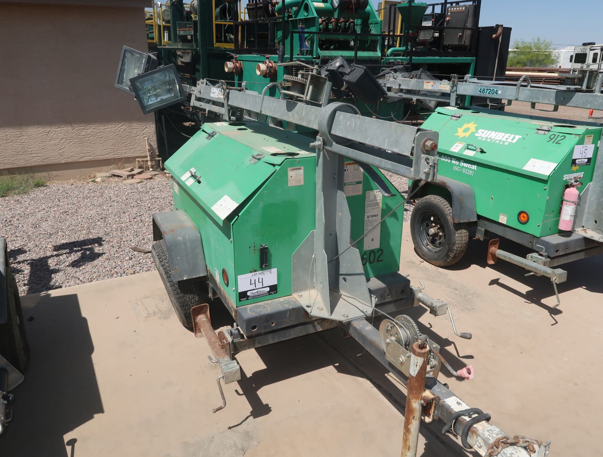 2011 TEREX LIGHT PLANT, 6KVA SN. RL411-2783, 4785 HRS.