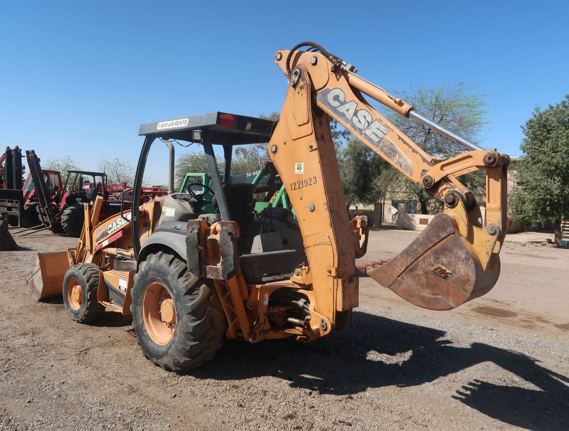 2011 CASE 580N, ROPS, JJGN580NVBC540868, HRS. 2839 - Image 3 of 6