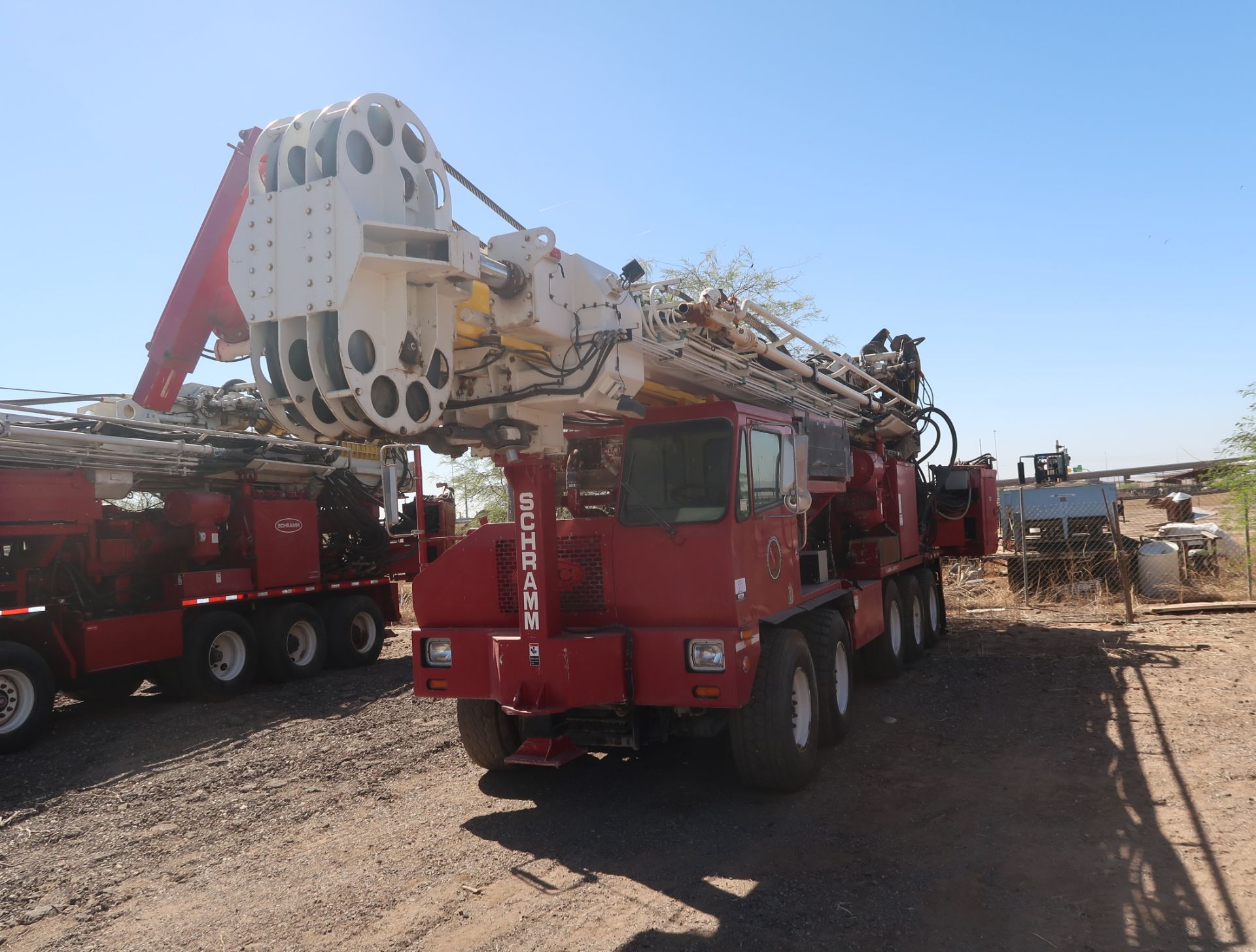 2006 SCHRAMM T-130XD DRILL RIG, SN. J130-0154 MOUNTED ON CRANE CARRIER, VIN. 1CYDGV6846T047562