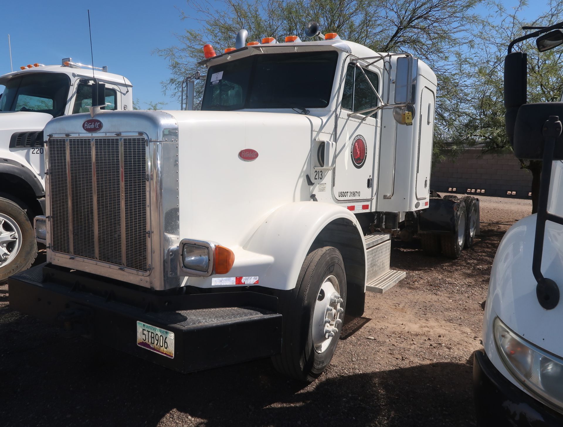 2001 PETERBILT 378, TRUCK TRACTOR, SLEEPER, GVWR 52000, EATON FULLER 8-SPEED + LO & LO-LO, VIN.