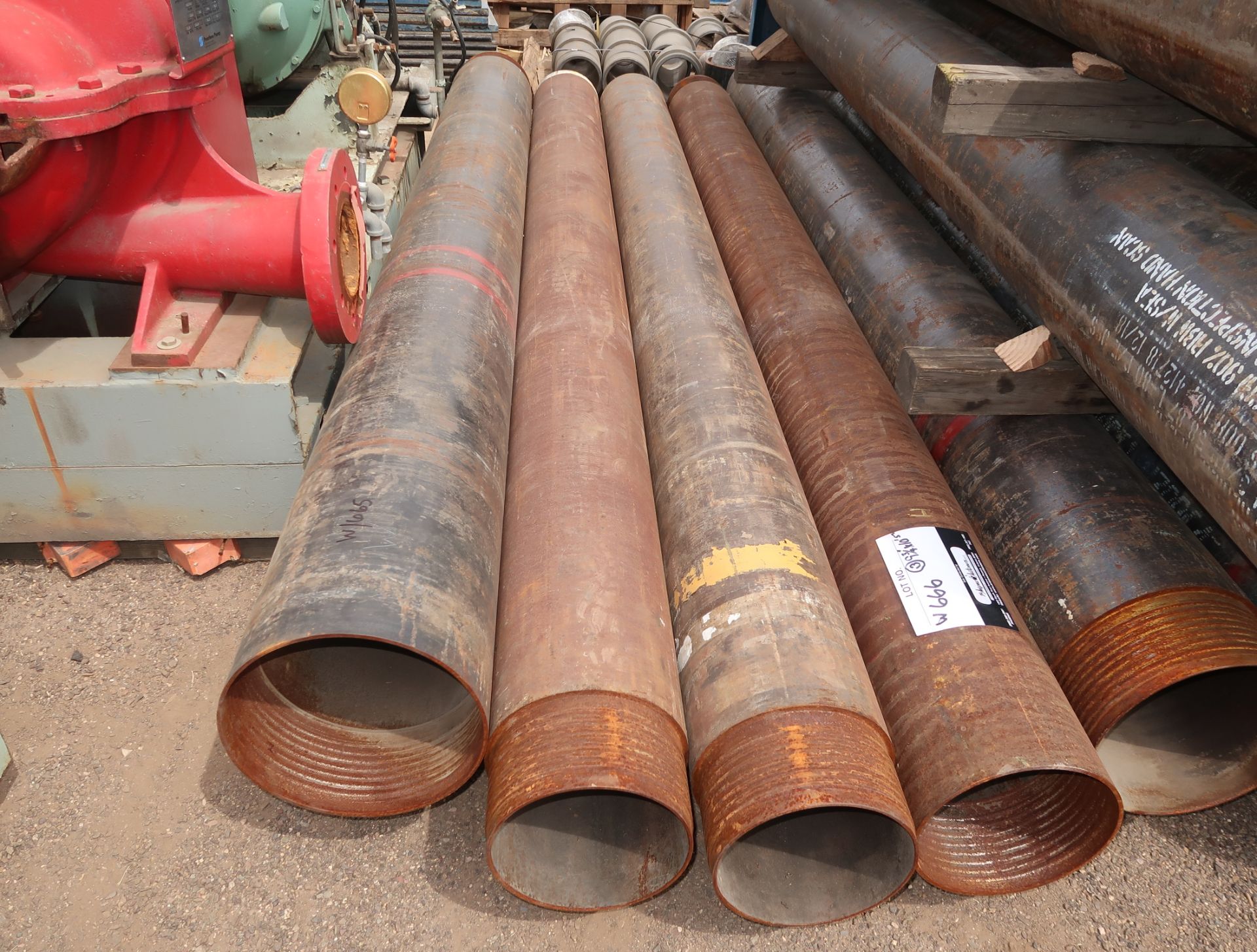 LOT 9 3/4" DRIVE CASING ((5) 20'5", (6) 5'5", (3) 10'5") - Image 3 of 3