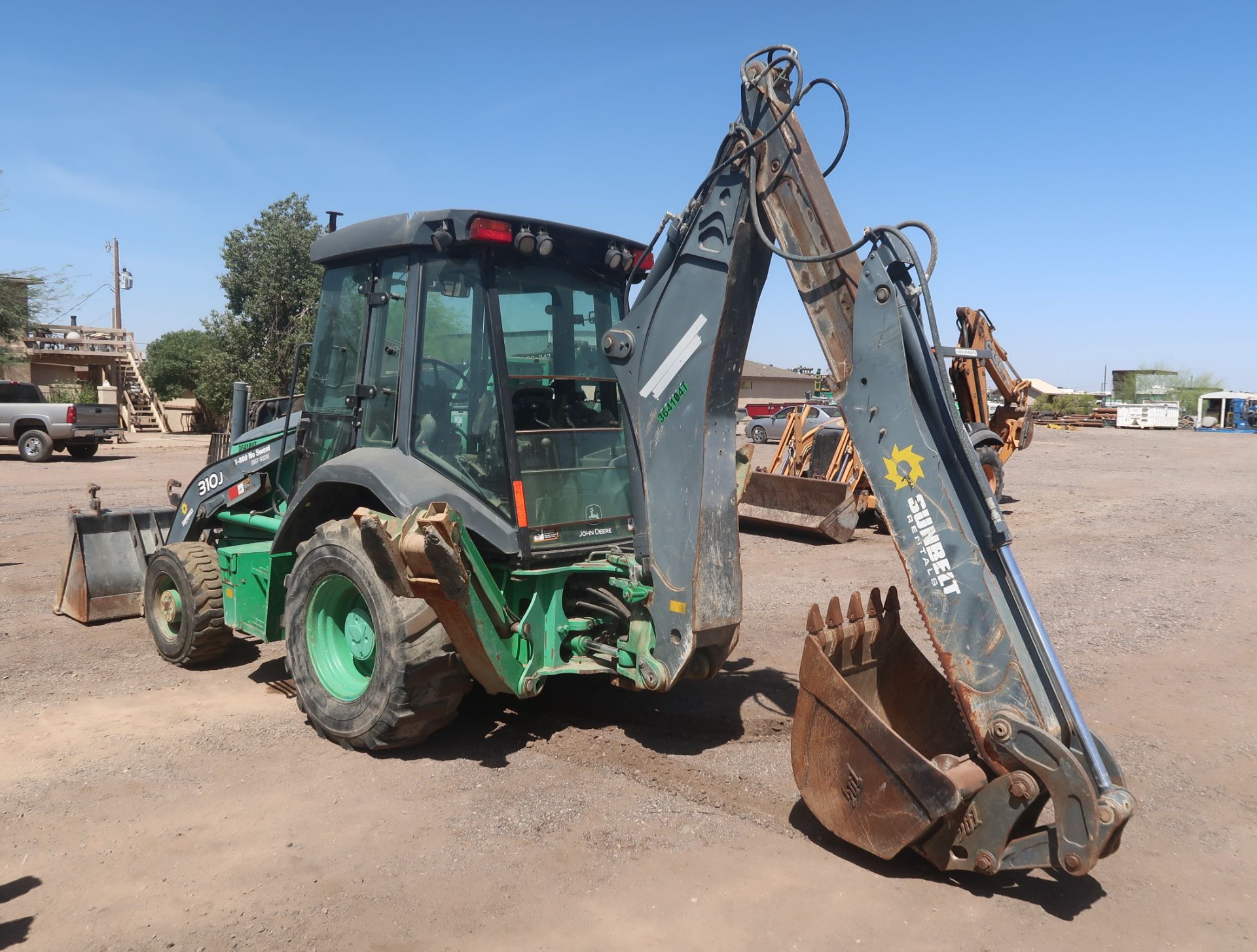 JOHN DEERE 310J, ROPS ENCLOSED, 1T0310JXTBD205086, HRS. 2539 - Image 5 of 8