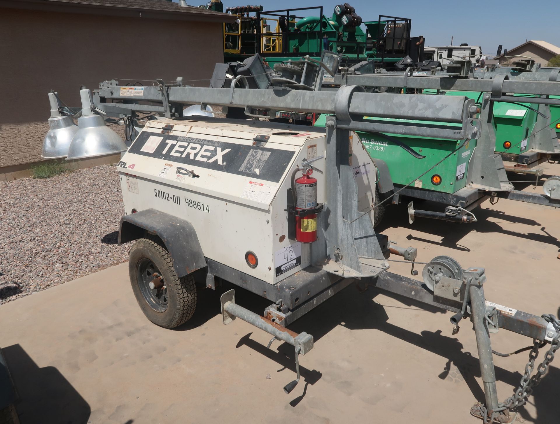 2013 TEREX LIGHT PLANT, 6KVA SN. RL413-6199, 3356 HRS.