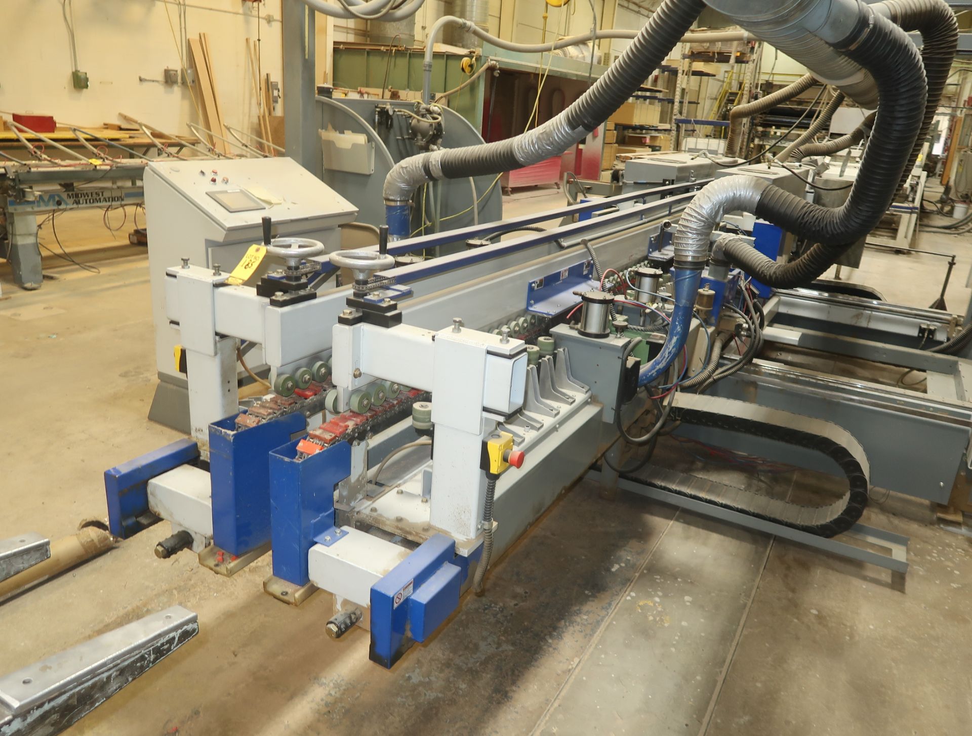MIDWEST AUTOMATION "THE ROLLER" MDL. 2920 FORMER, MODIFIED TO FULLY AUTOMATED