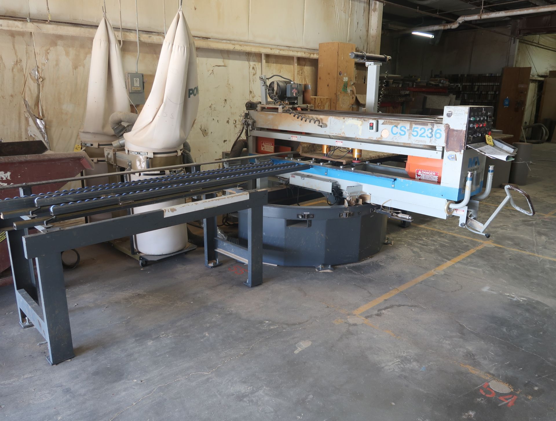 MIDWEST AUTOMATION CS-5236 COUNTERTOP SAW, SN. 1364-9407, 1409 HRS.