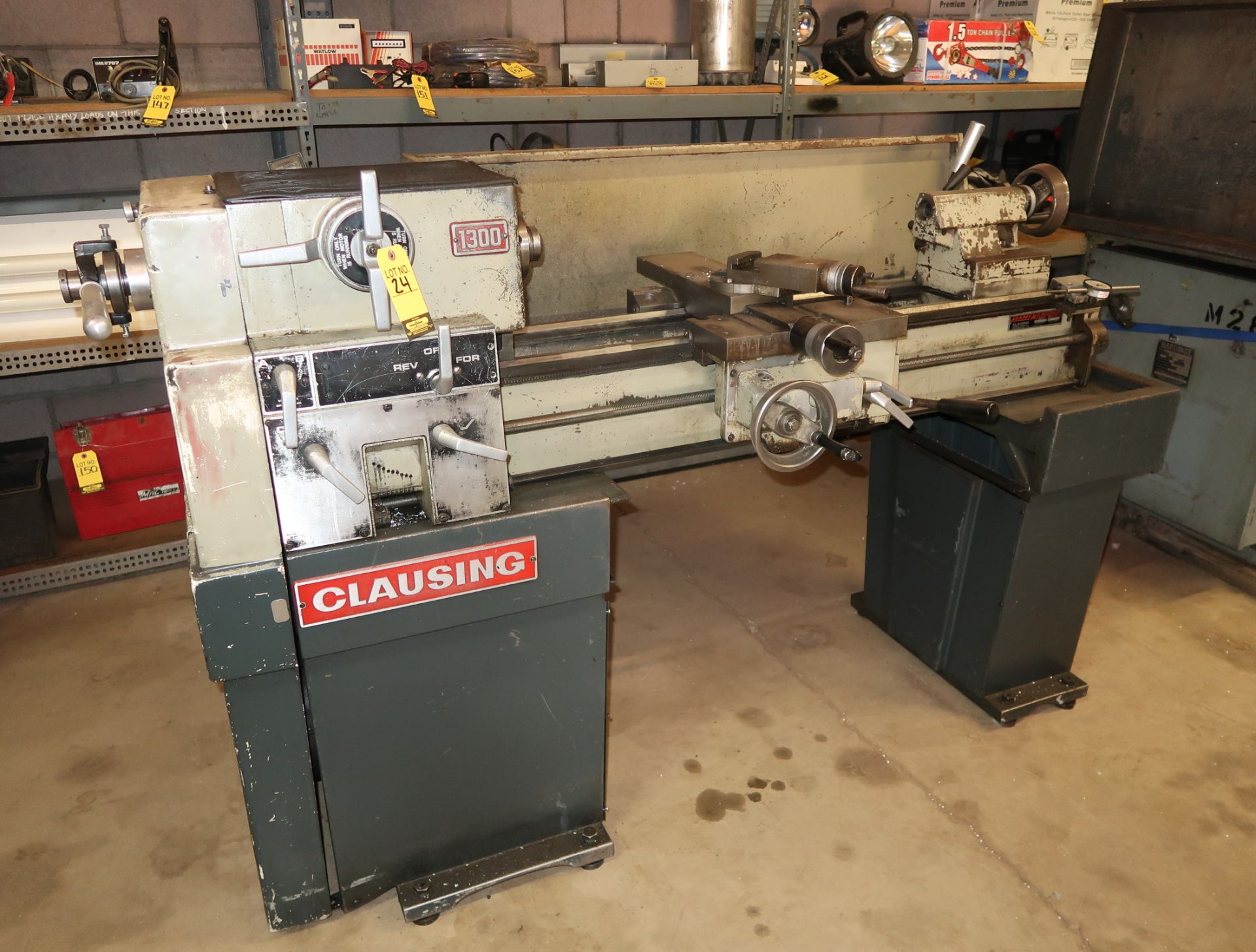 CLAUSING 1300 LATHE MDL. 1301 SN. 131593