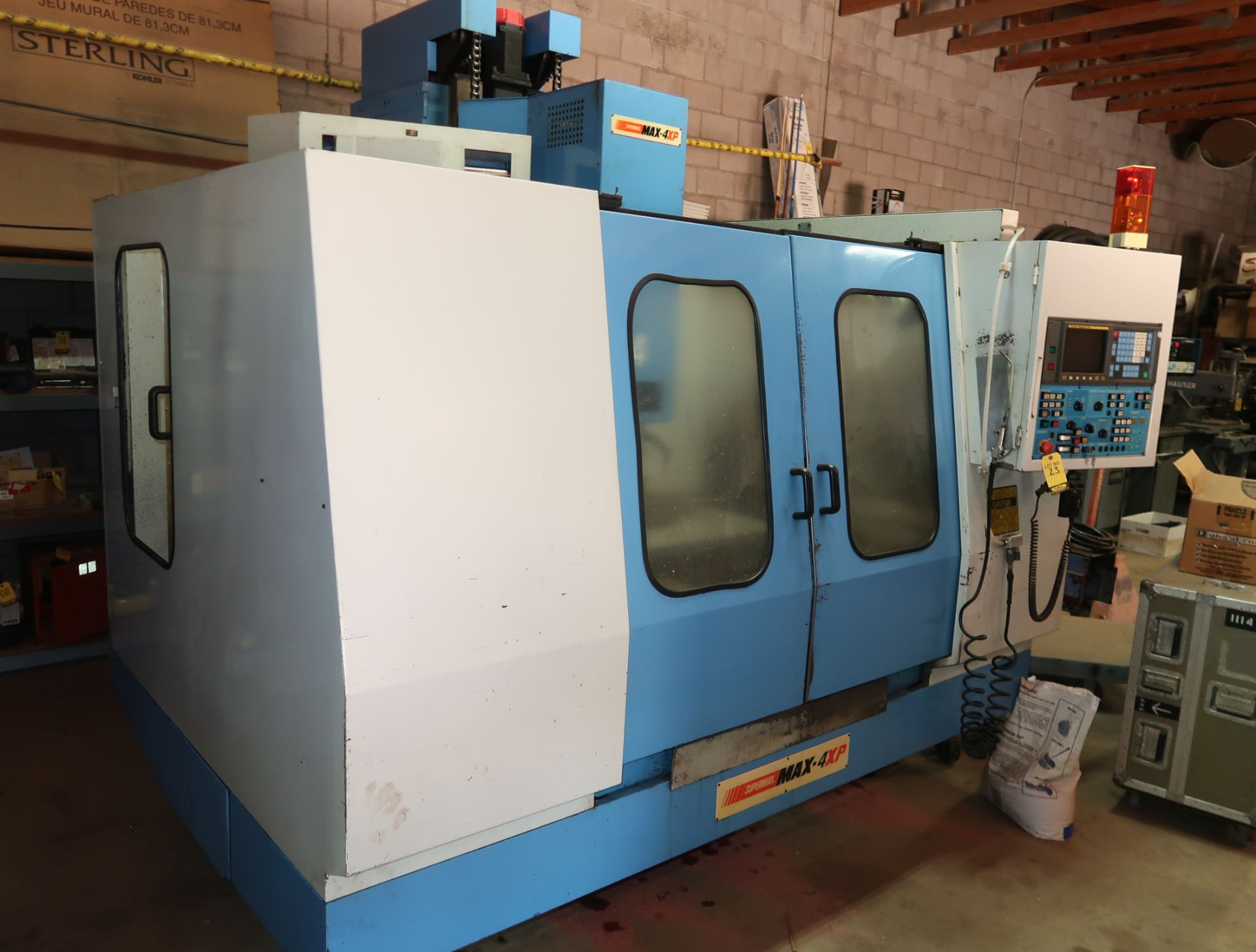 SUPER MAX MAX4XP MACHINING CENTER MDL. MAX-4XP-20T 3 PHASE