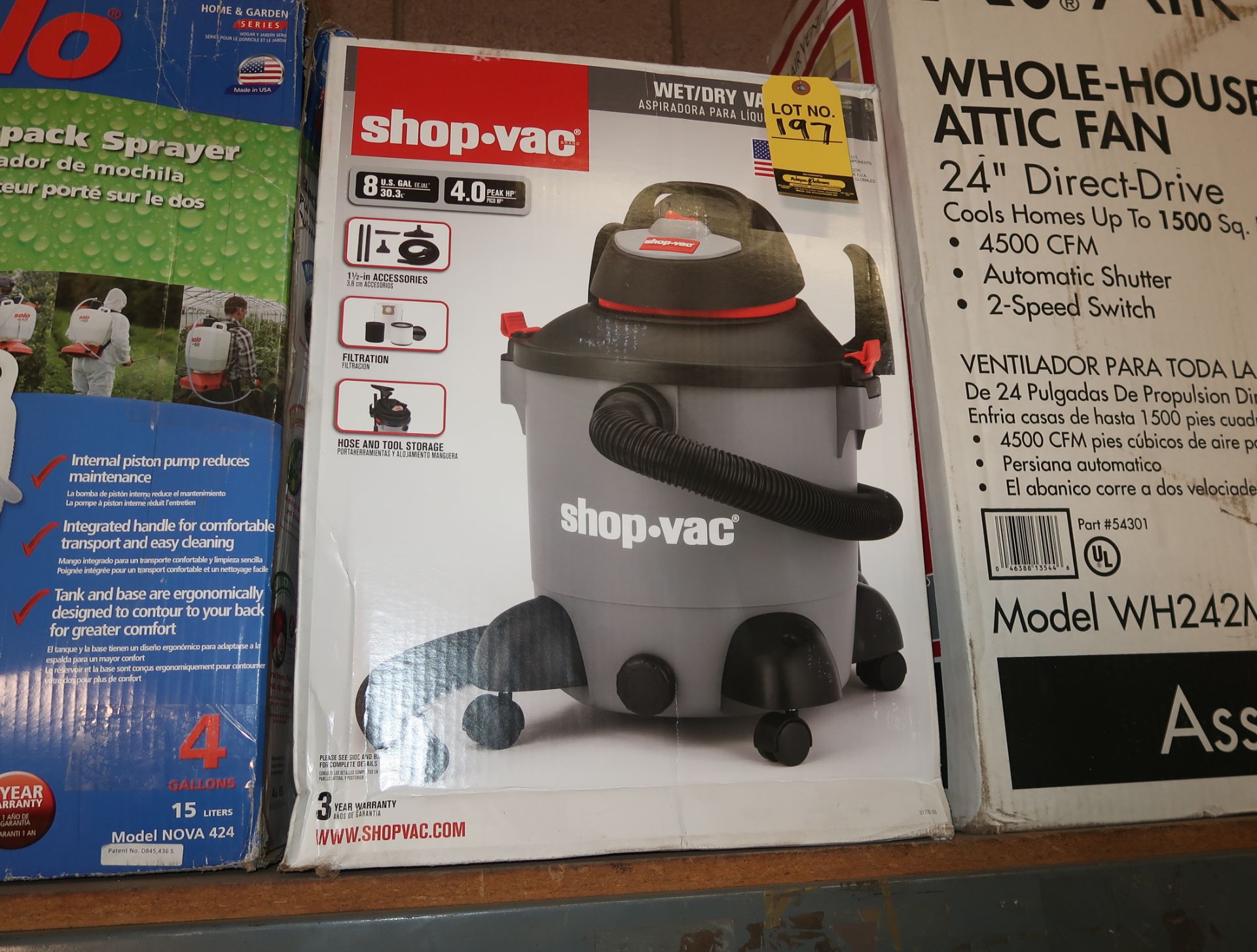 SHOP VAC 8GAL WET/DRY VAC