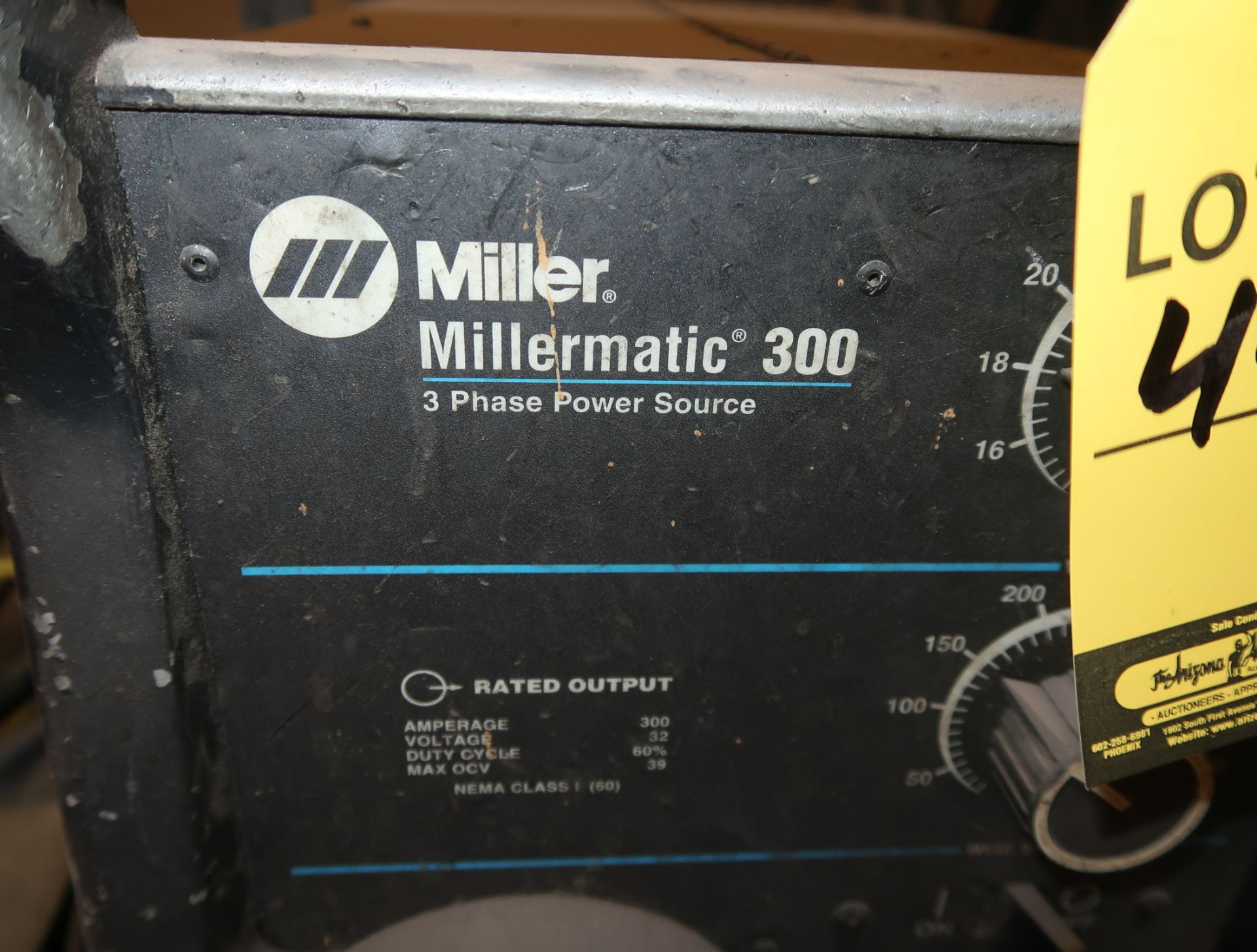 MILLER MILLERMATIC 300 SN. KJ028226 - Image 2 of 2