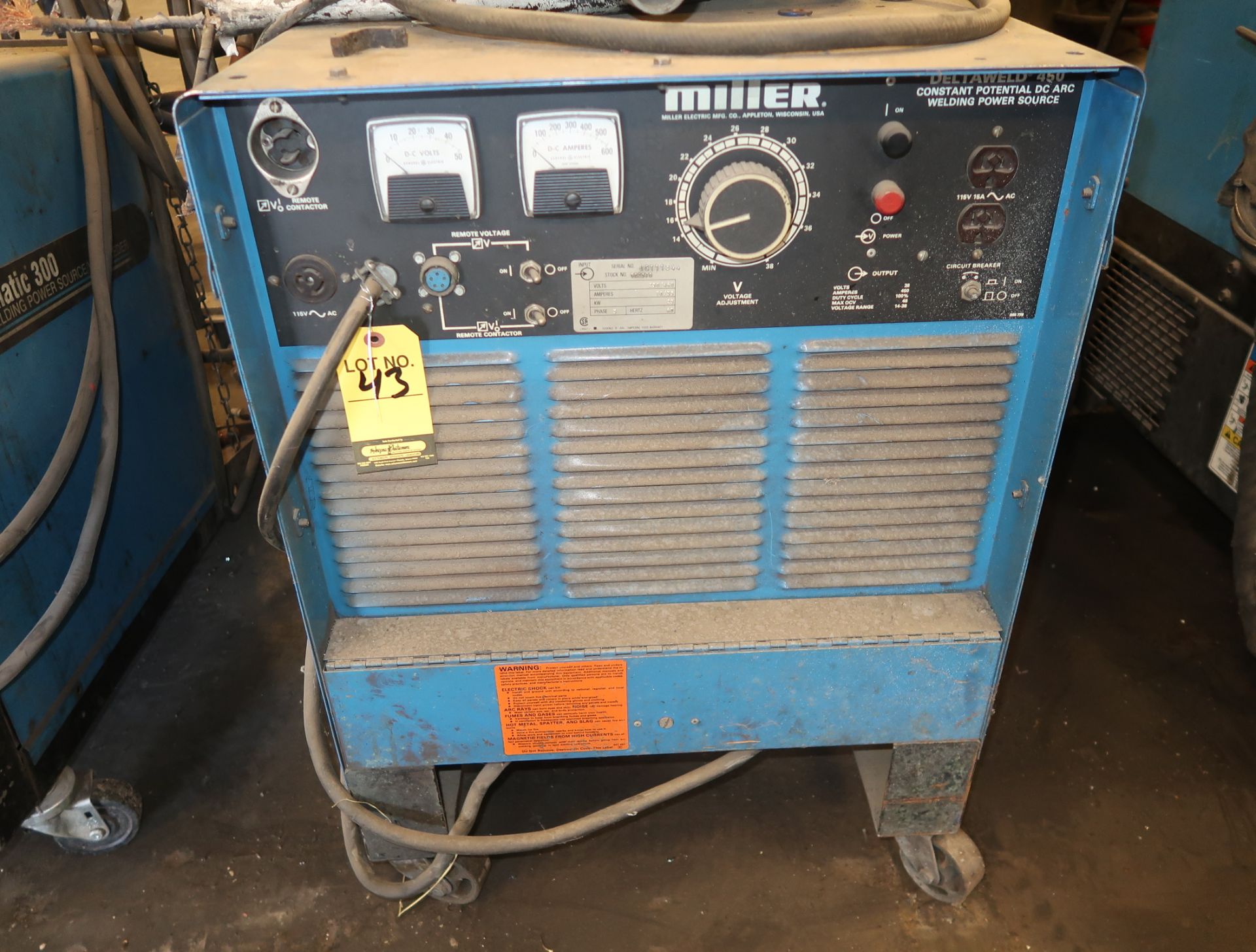 MILLER DELTA WELD 450 SN. JG111844