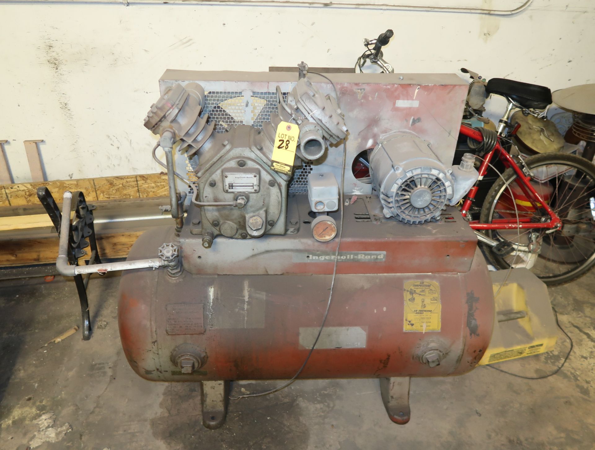 INGERSOLL-RAND 2-STAGE AIR COMPRESSOR