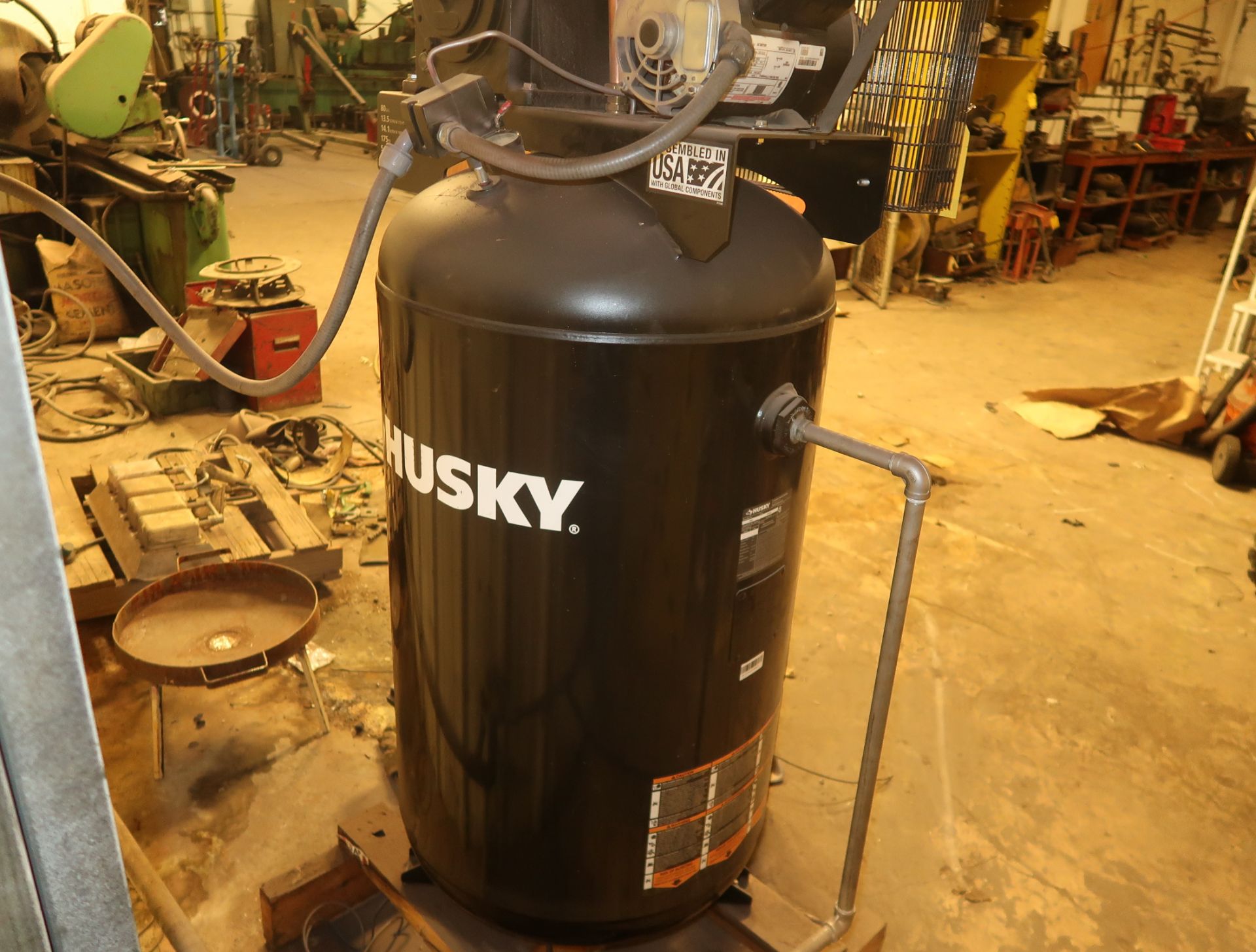 HUSKY 5HP AIR COMPRESSOR - Image 2 of 2