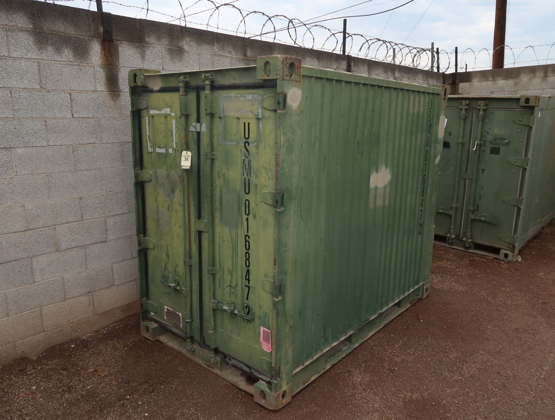 MILITARY STORAGE CONTAINERS 57"W X 81"H X 94"L