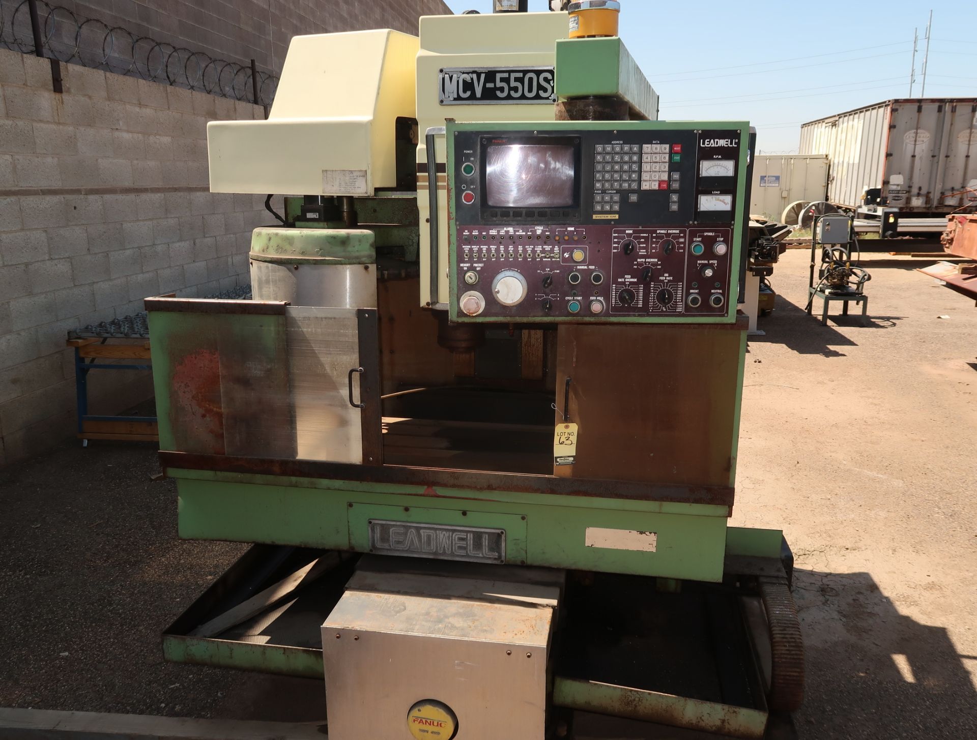 LEADWELL MCV-550S VERTICAL MACHINGING CENTER SN. 355181