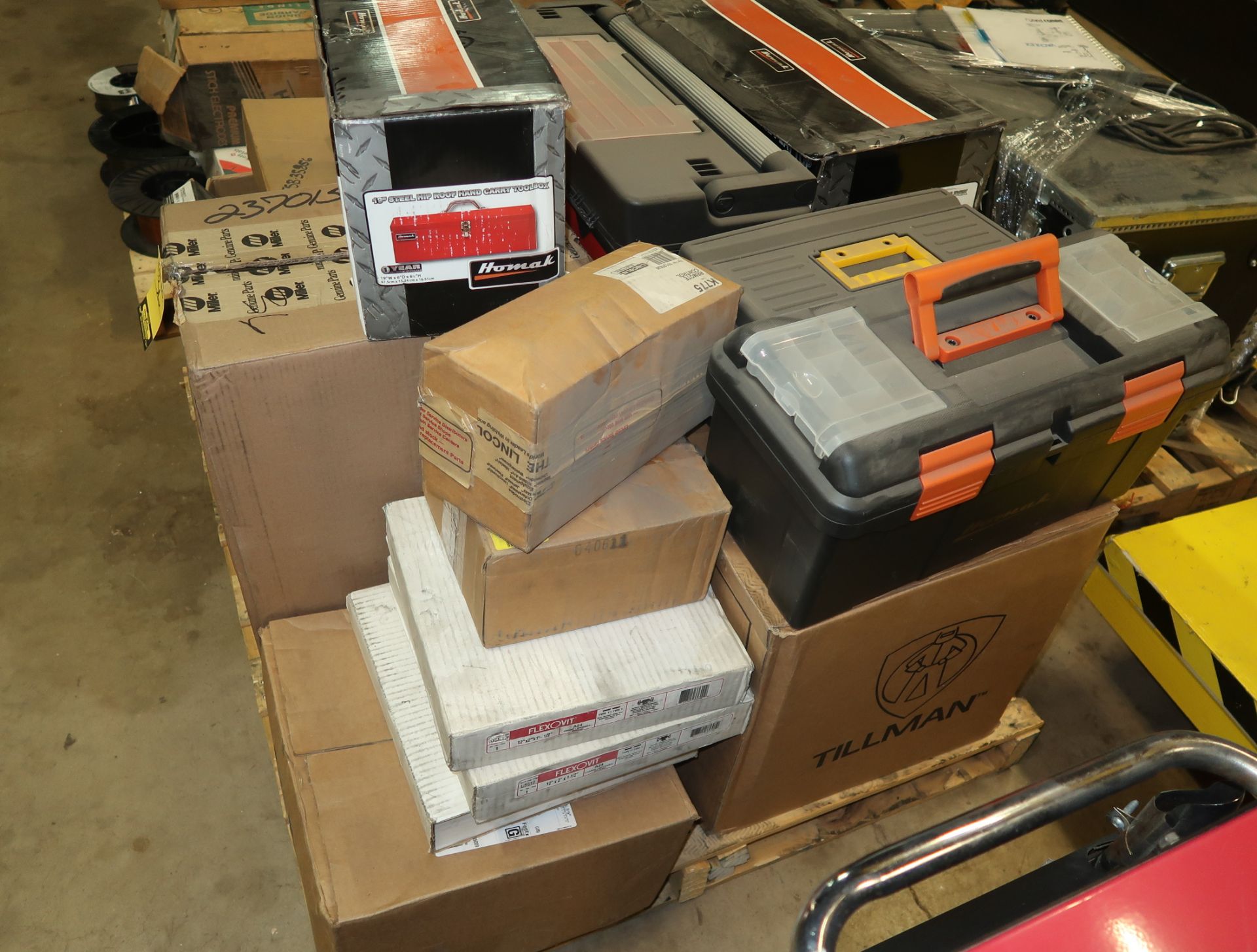 LOT NEW & USED TOOLBOXES, ASST WELDING ACCESSORIES, TORCHES, MAGNETIC WELDING CLAMPS, ETC. - Image 3 of 3