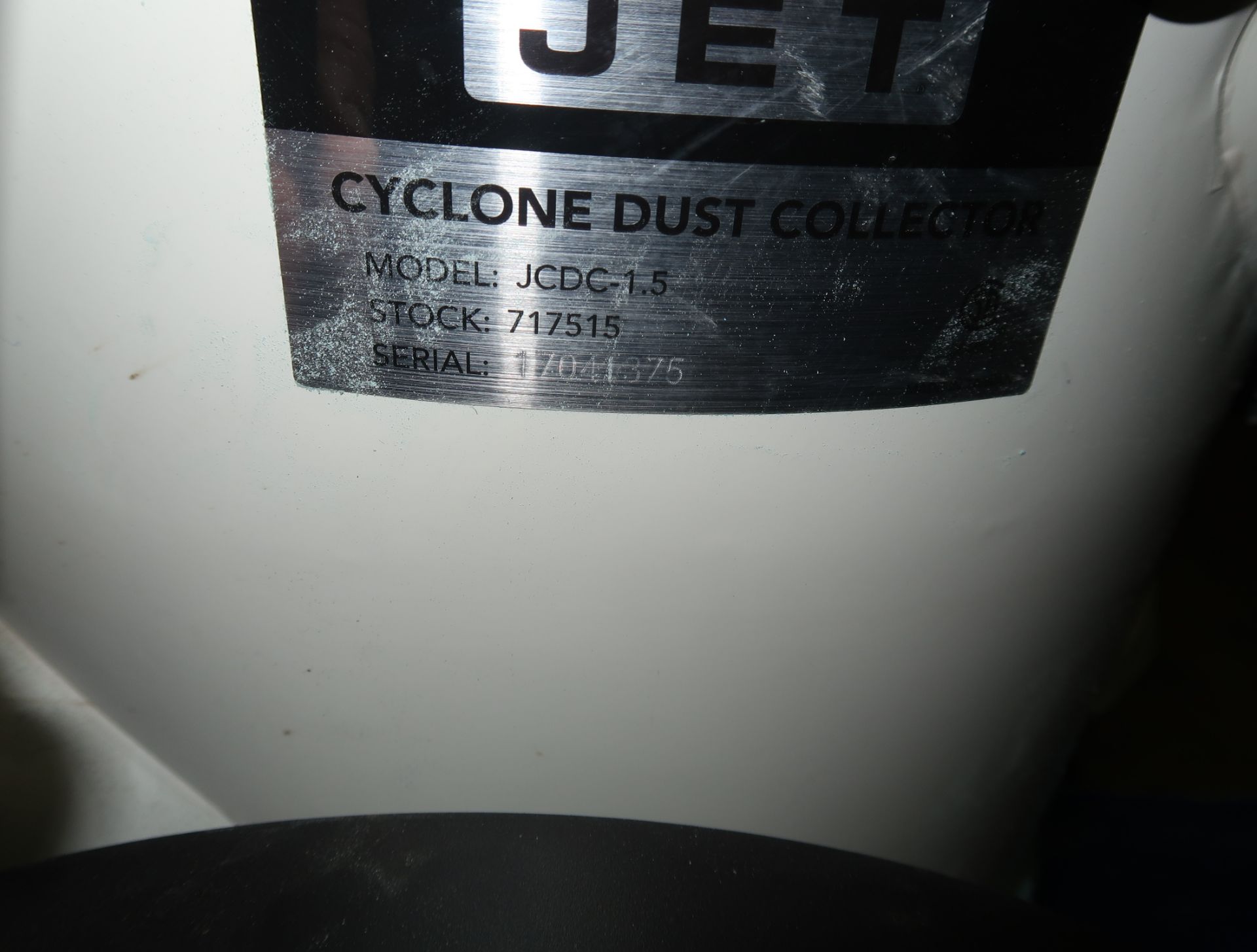 JET CYCLONE DUST COLLECTOR MDL. JCDC-1.5 - Image 2 of 3