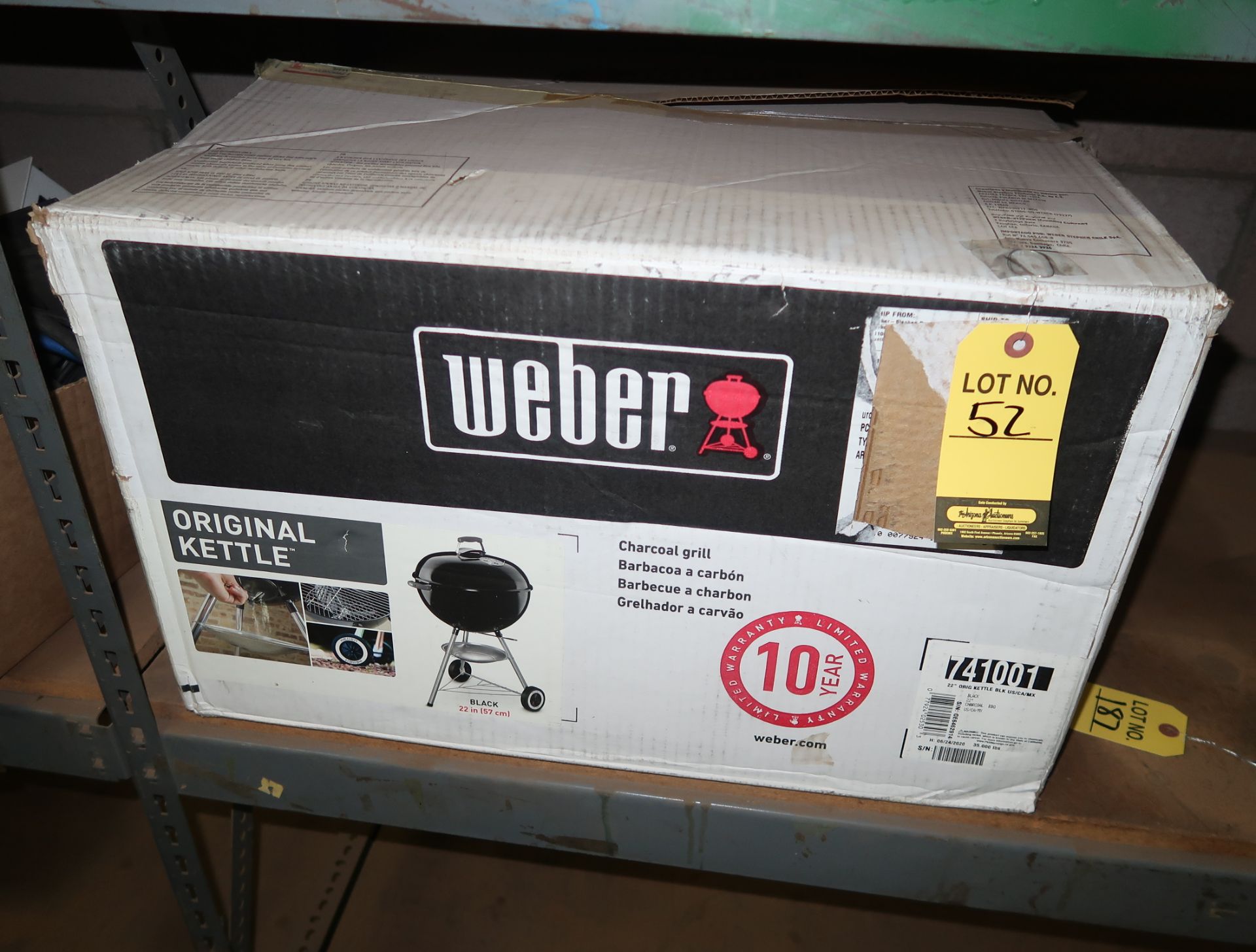 WEBER ORGINIAL KETTLE CHARCOAL GRILL