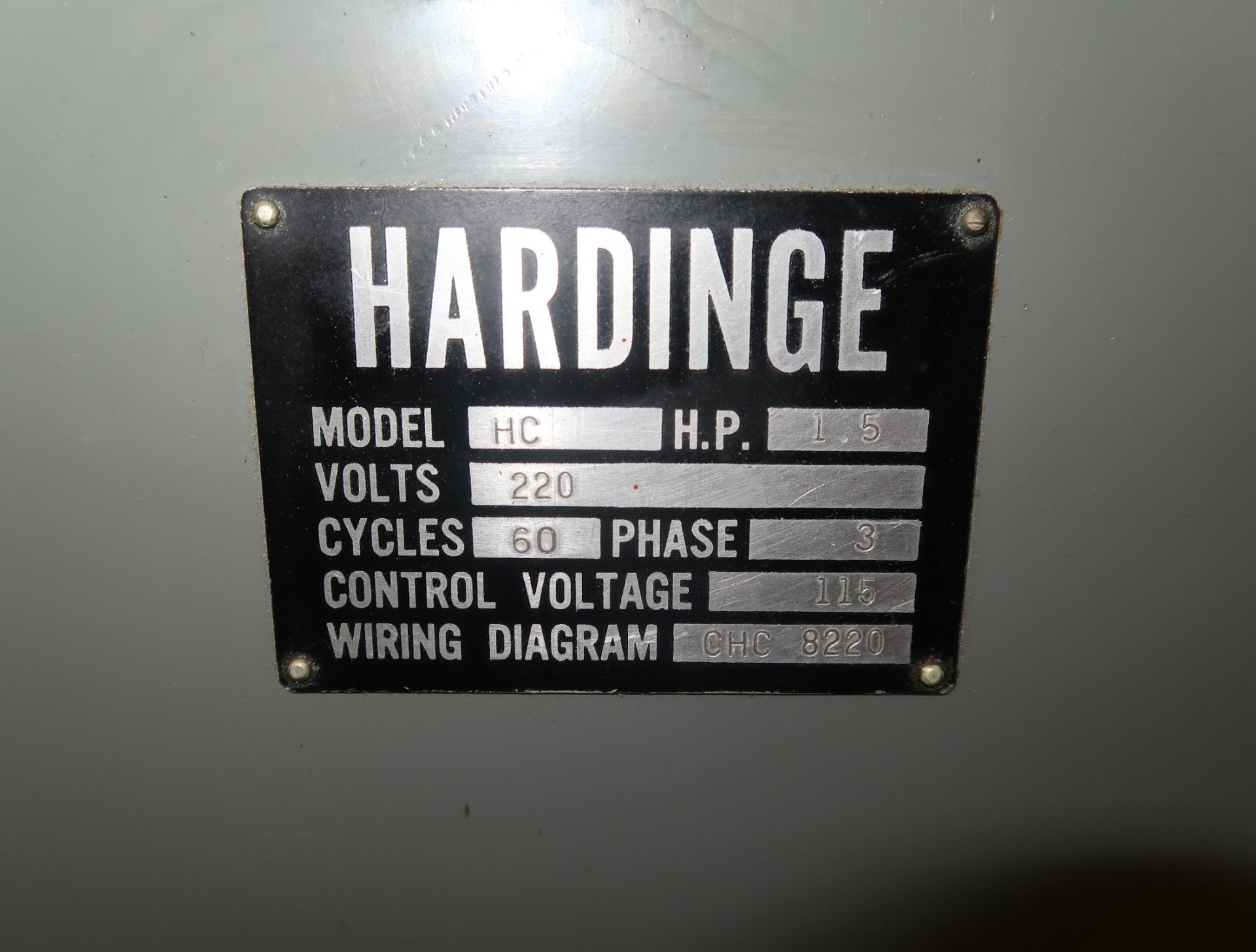 HARDINGE HC 8 STATION CHUCKER W/SPINDLE MOUNTED CUTOFF TOOL, SM/ HC1624-E - Image 6 of 6
