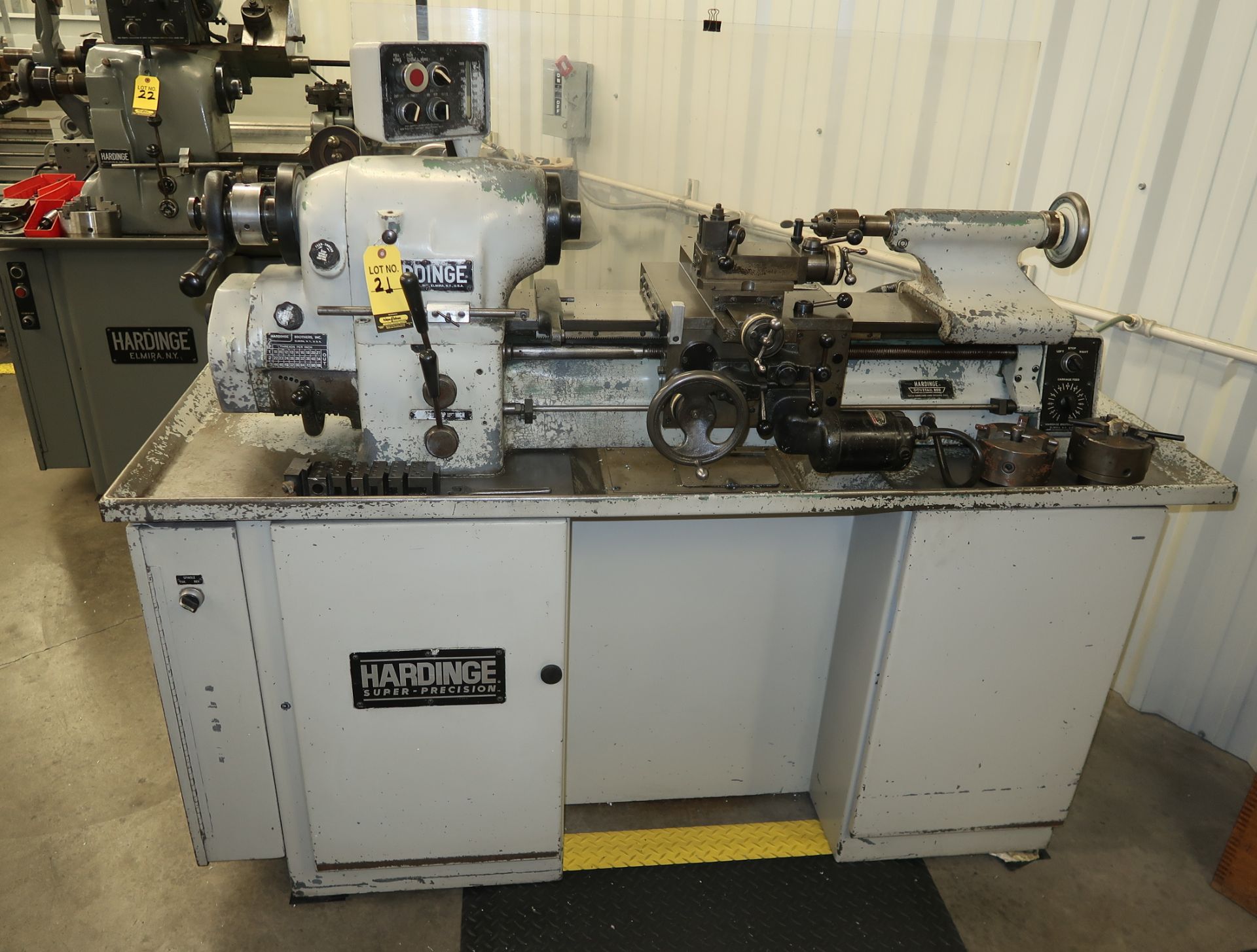 HARDINGE HLV-H TOOL ROOM LATHE, SN. 6765P