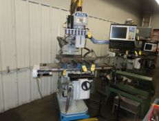 ACRA MDL. AM-3VAO CNC MILL, 10" X 54" TABLE, 3-AXIS CENTROID RETROFIT, FOGBUSTER, SN. 50639