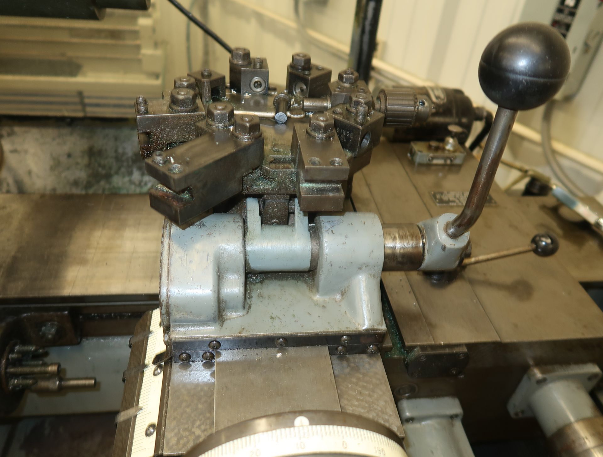 HARDINGE HC 8 STATION CHUCKER W/SPINDLE MOUNTED CUTOFF TOOL, SM/ HC1624-E - Image 3 of 6