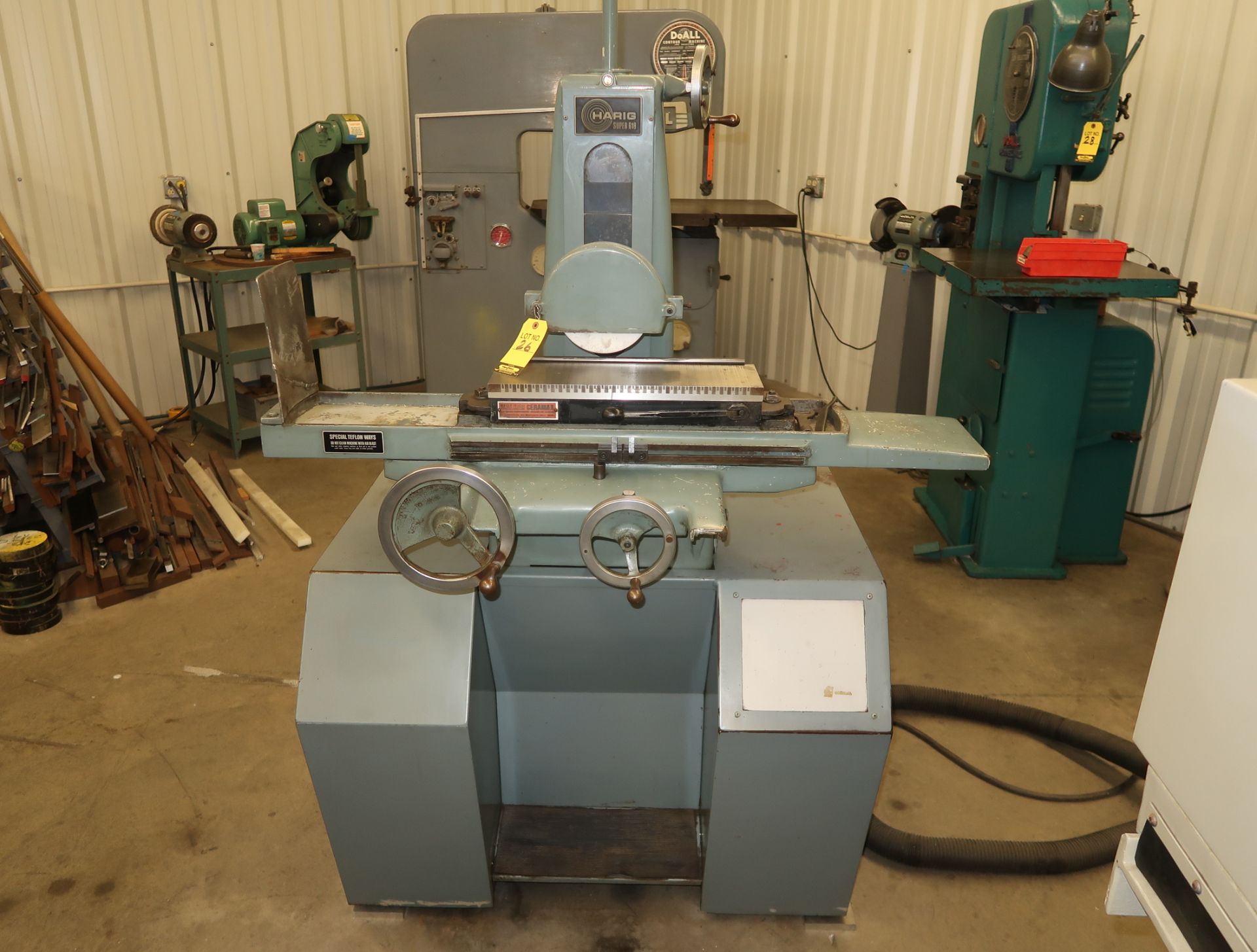 HARIG SUPER 618 SURFACE GRINDER W/6" x 18" Walker magnetic chuck