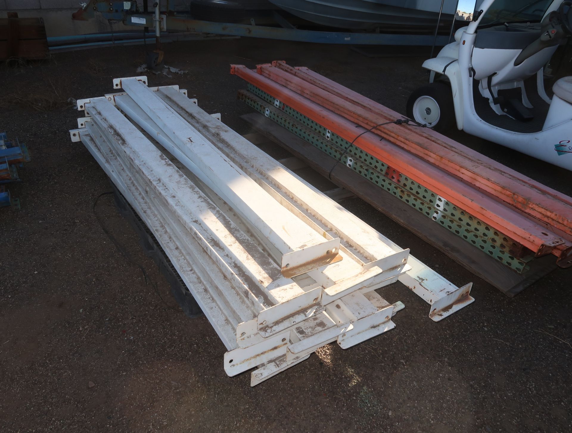 LOT 4-PALLETS OF PALLET RACKING BEAMS & CROSS MEMEBERS - Image 2 of 4