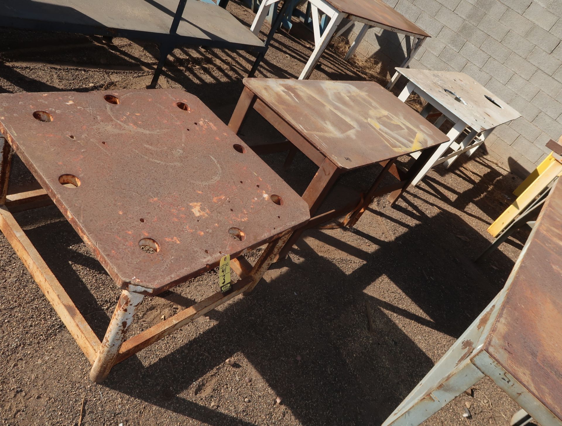 STEEL SHOP TABLES