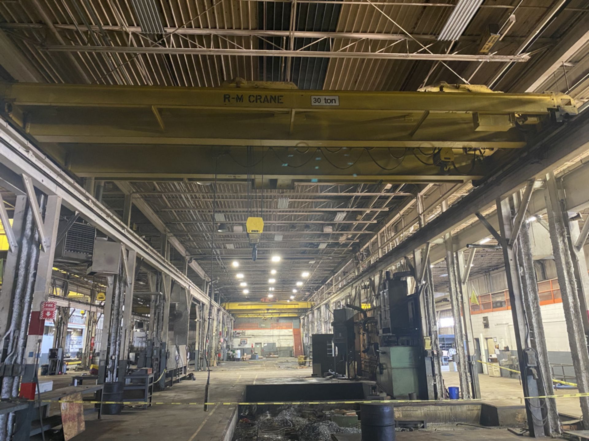 20/15 ton Northern double girder overhead crane with Aux. - Image 2 of 2