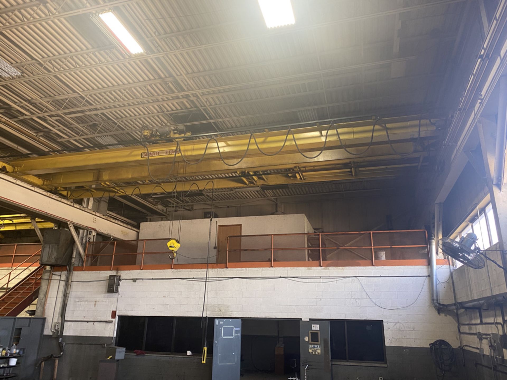 3 ton Robbins and Meyers (Northern) overhead pendant controlled Crane - Image 2 of 2