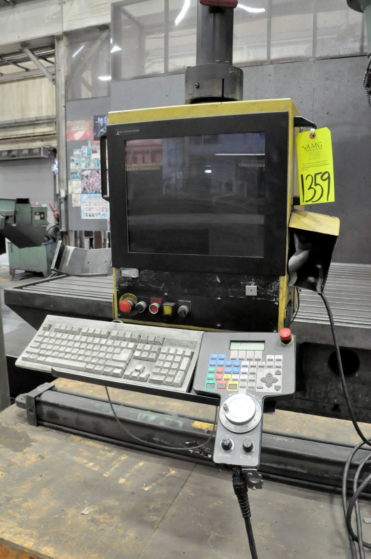 Pratt & Whitney 5 Axis Bridge type CNC vertical milling machine. Serial no 1931-0103 - Image 7 of 10