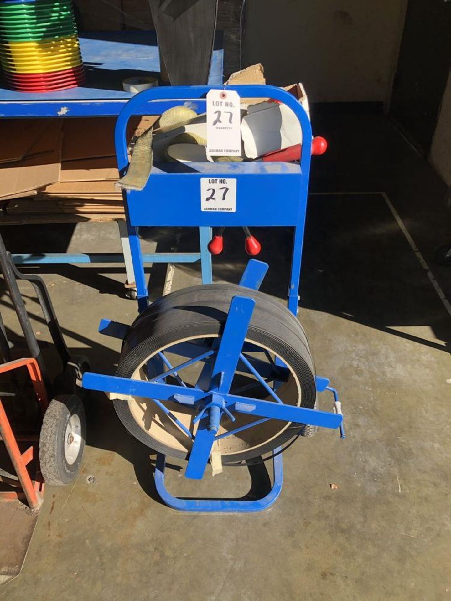 (1) BANDING CART WITH TOOLING