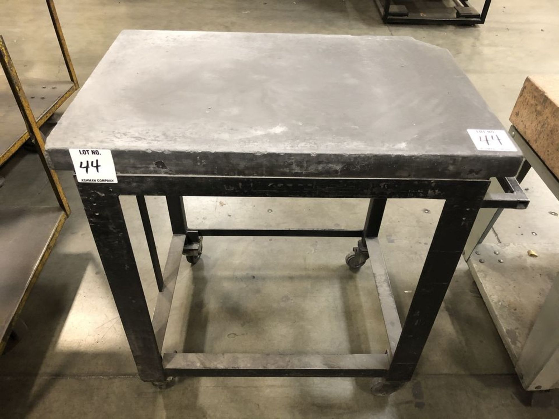 (1) 24”x36 GRANITE SURFACE PLATE WITH CART