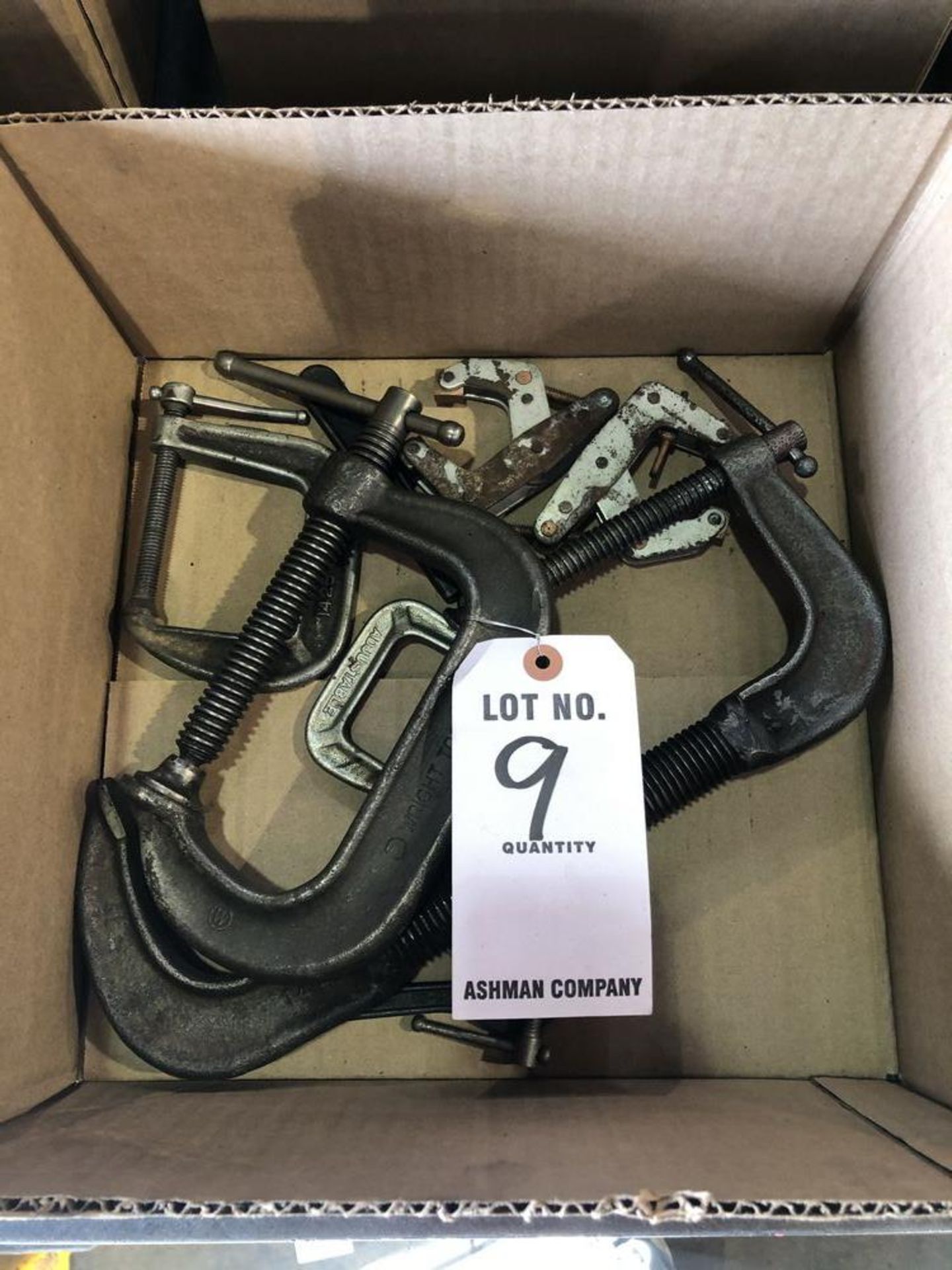 (LOT) MISC C-CLAMPS