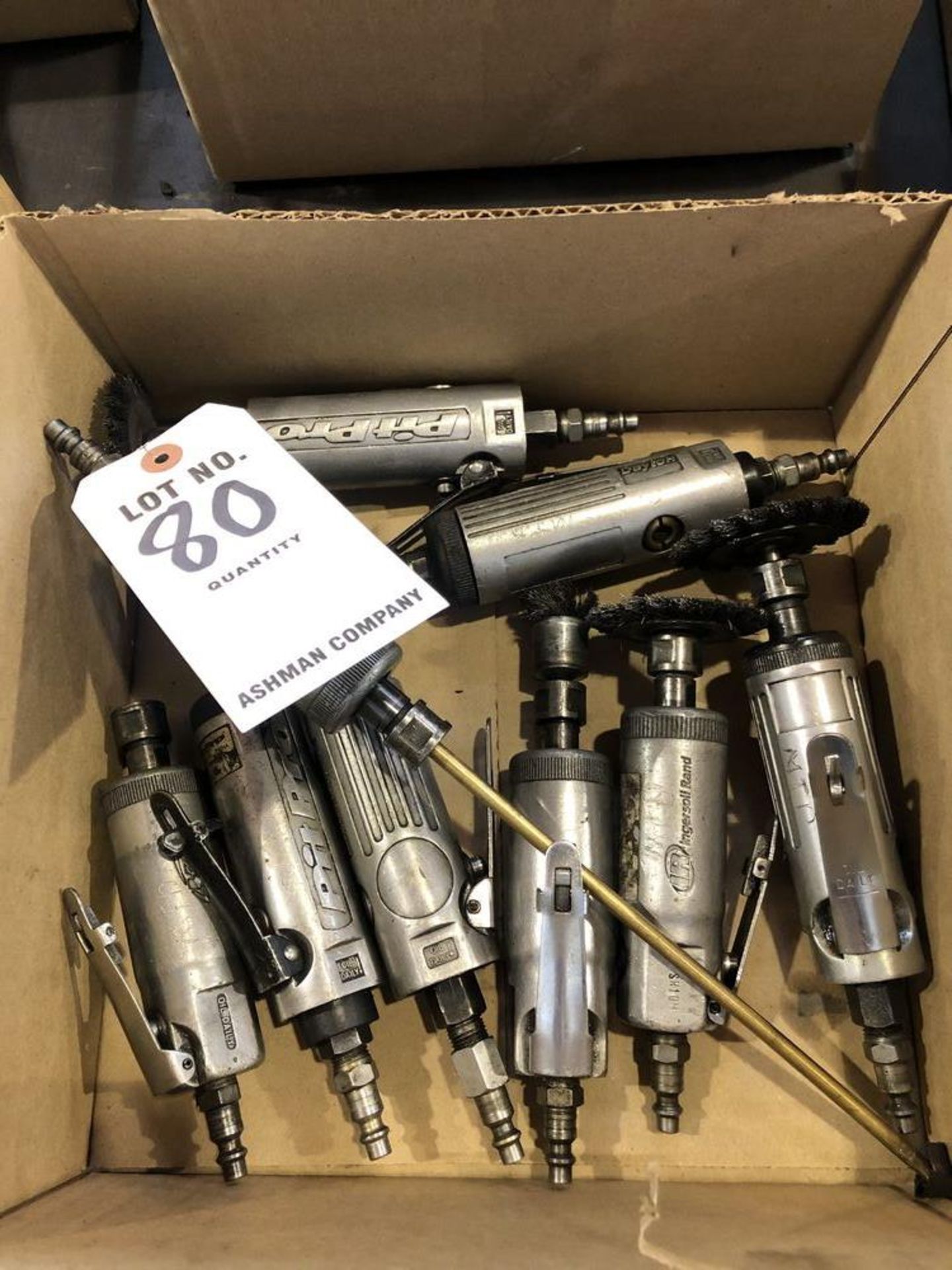 (9) PNEUMATIC DIE GRINDERS