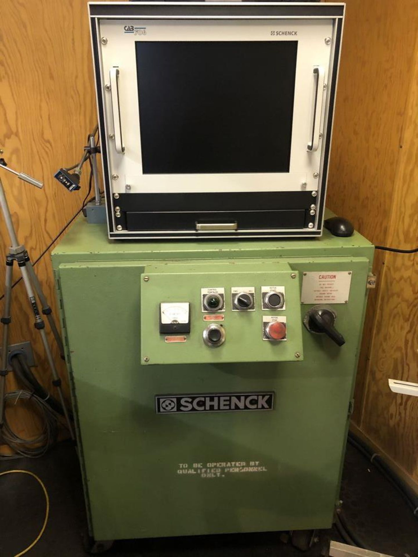 (1) 1988 Schenck HF5B Dynamic- Static Balancing Machine- 10-2,200lb rotor weight range, 63” max - Image 2 of 2