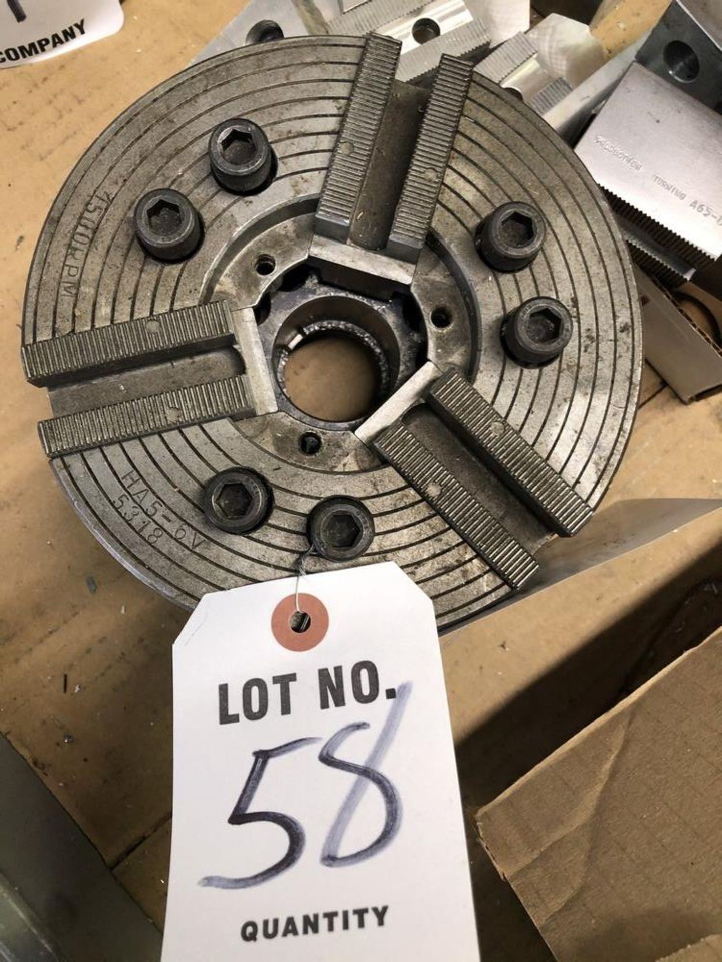 (1) 6” 3 JAW CHUCK