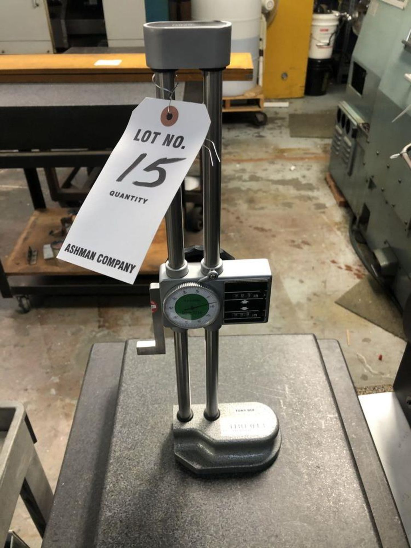 (1) 12” HEIGHT GAGE