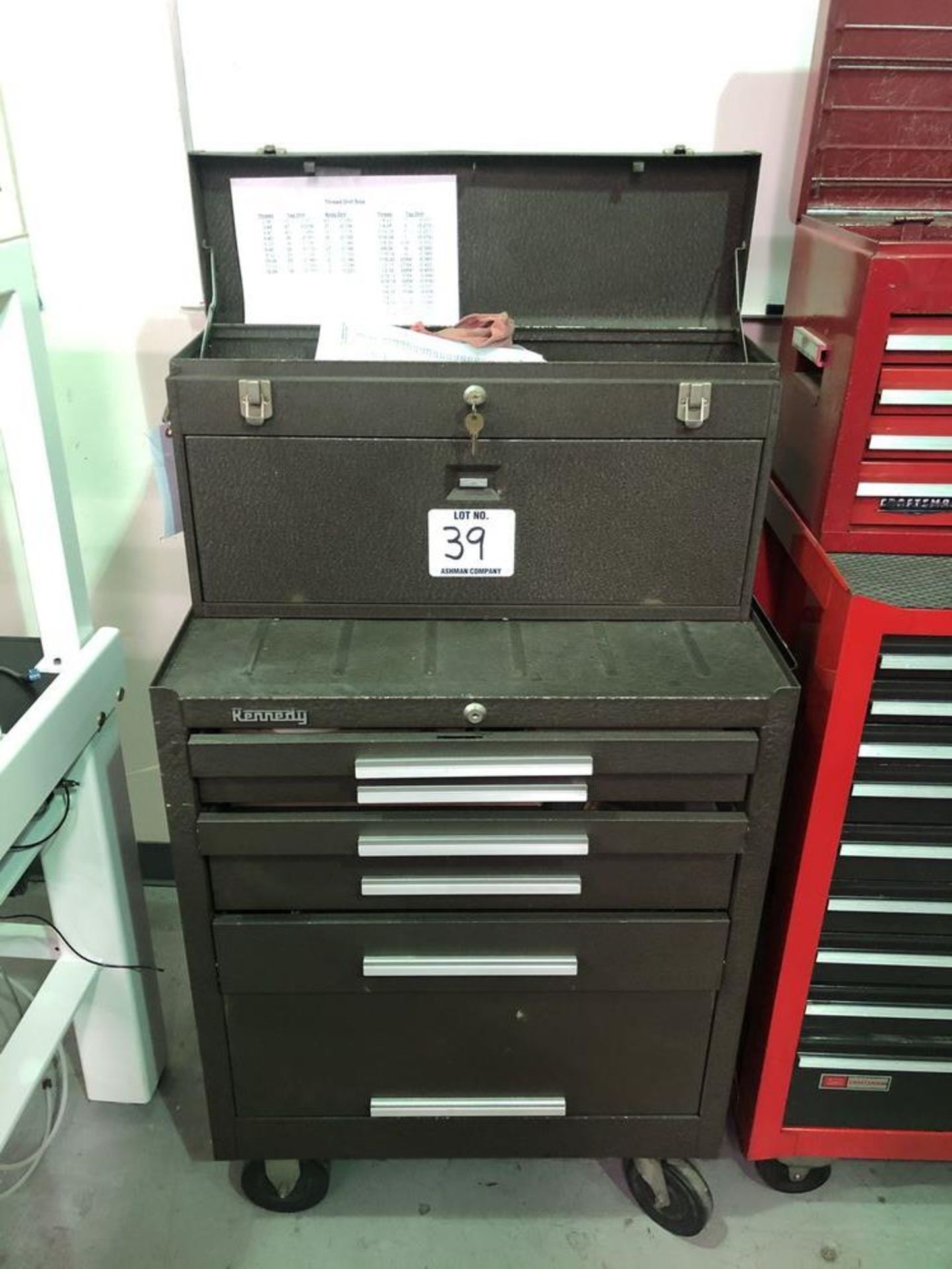 (1) KENNEDY 14 DRAWER TOOL BOX