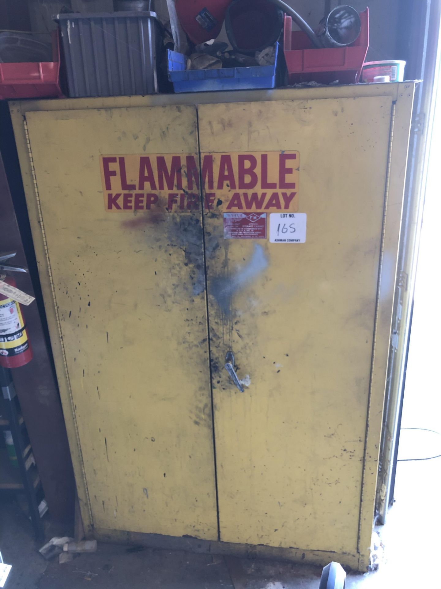 (1) FLAME CABINET