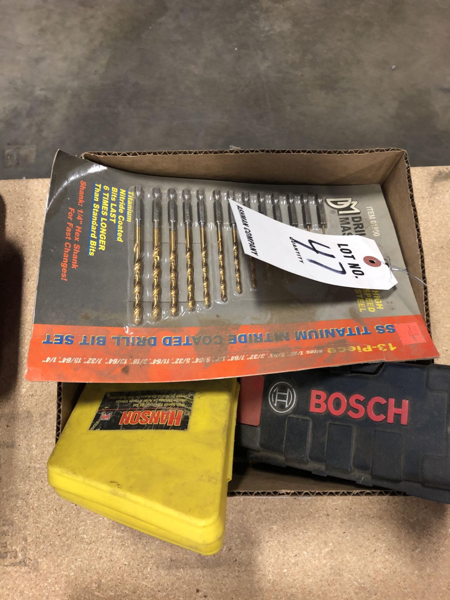 (LOT) MISC DRILL BITS