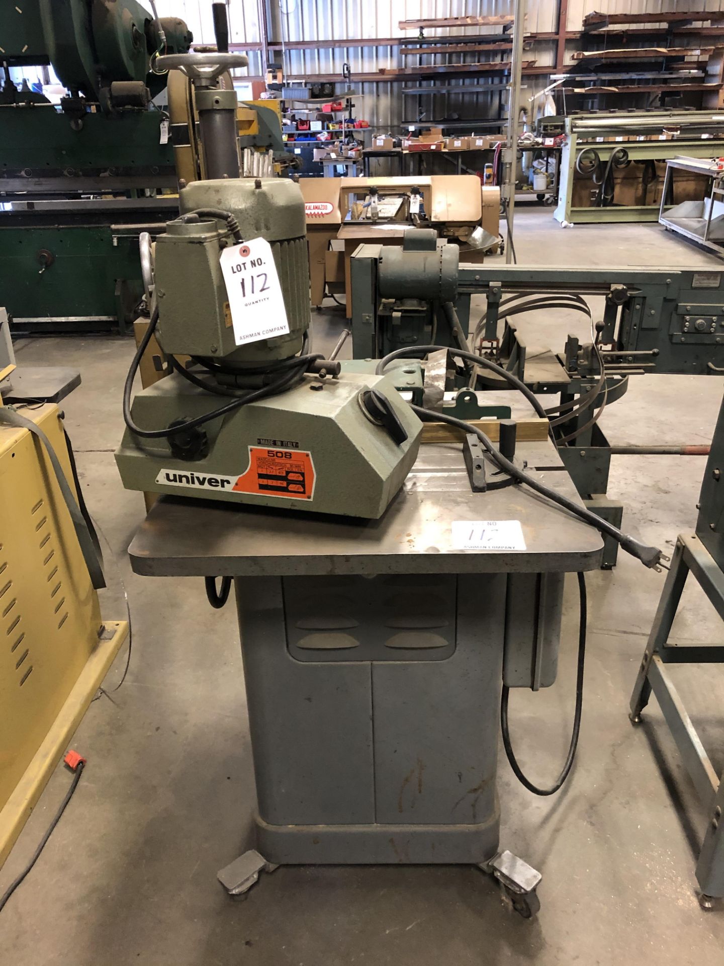 (1) ROCKWELL WOOD SHAPER WITH UNIVER 508 POWER FEEDER