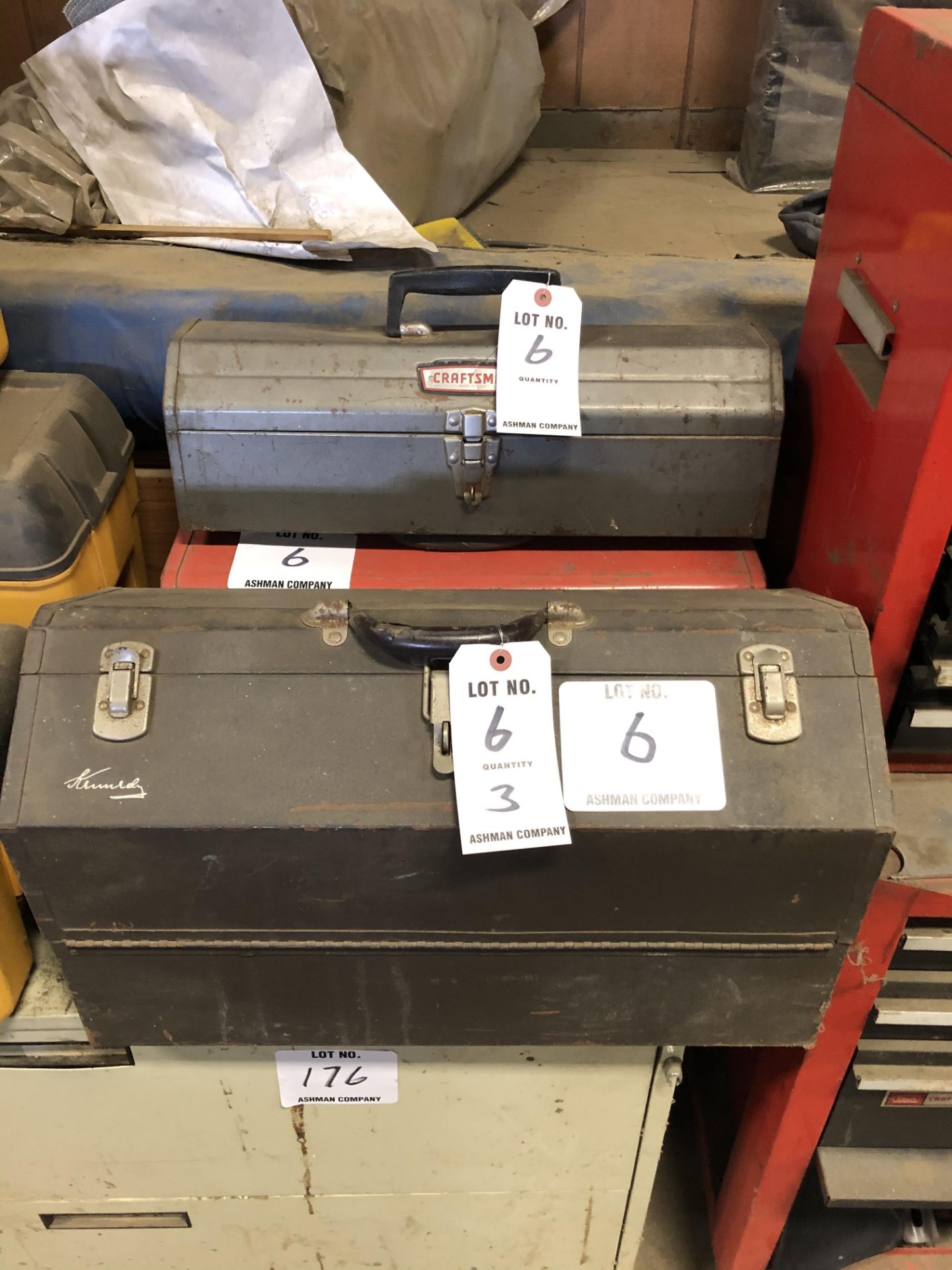 (3) PORTABLE TOOL BOXES